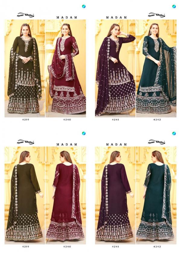 Your Choice Madam Wedding Georgette  Wear Designer Salwar Kameez